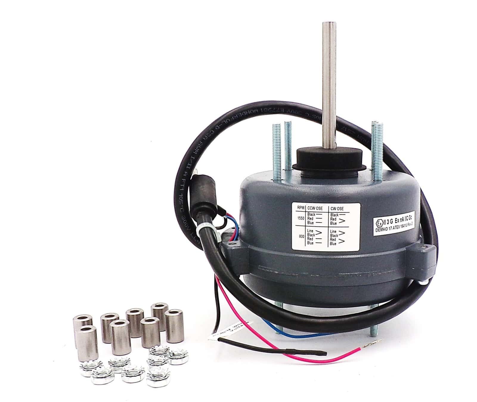 HEATCRAFT 253-1195 ECM REFRIGERATION MOTOR 115/230V, 30-60W, 1550-800 ...